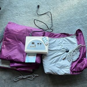 Portable Far-Infrared Sauna Blanket, with Digital Heat 2 Zone and Remote Control